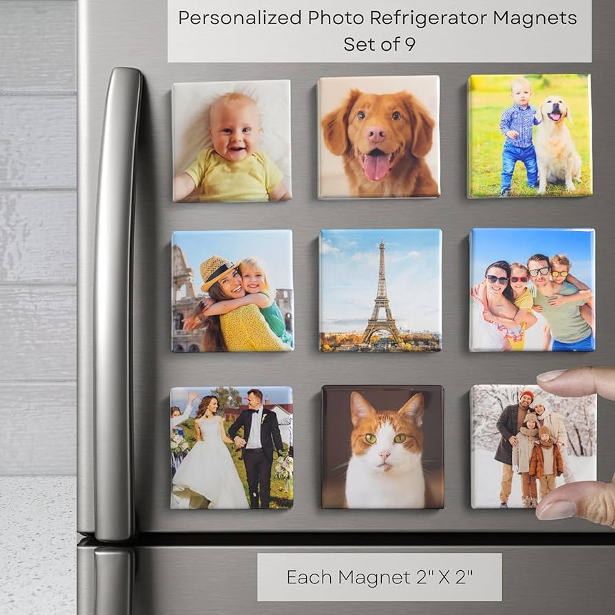 Photo magnet set